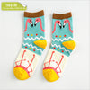 Autumn Winter Cute Flamingo Fashion Brand Cotton Socks